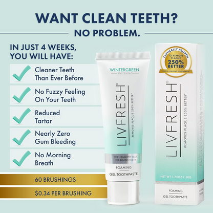 LIVFRESH Gel Toothpaste